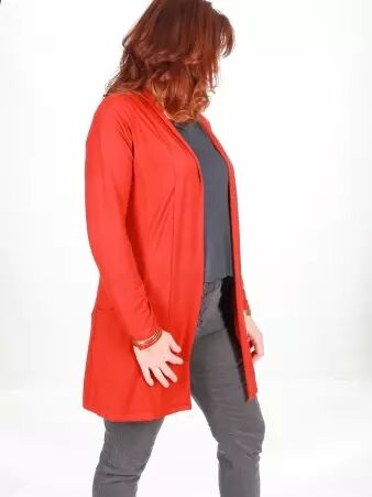 Cardigan Nahla Brique accessoire mode au style contemporain