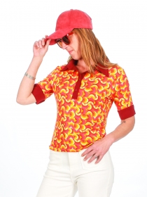 Polo Kurt manches courtes Paradise polo graphique l&eacute;ger