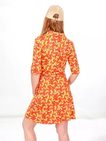 Robe Anna manches courtes Paradise robe f�minine � l'allure voyage