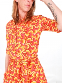 Robe Anna manches courtes Paradise