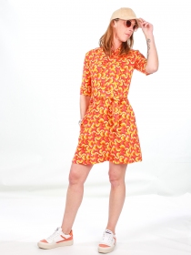 Robe Anna manches courtes Paradise