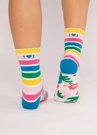 Chaussette playful mix and match accessoire mode au style contemporain