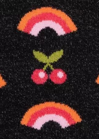 Chaussette basse cherry lady pi�ce vestimentaire � l'allure tendance