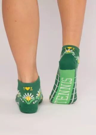 Chaussette basse tennis daisy star accessoire textile au look moderne