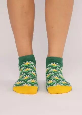 Chaussette basse tennis daisy star accessoire textile au look moderne