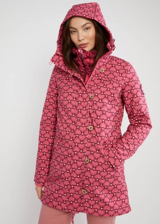 Parka Wild Weather ageless hippie flower parka imprim�e fleur hippie
