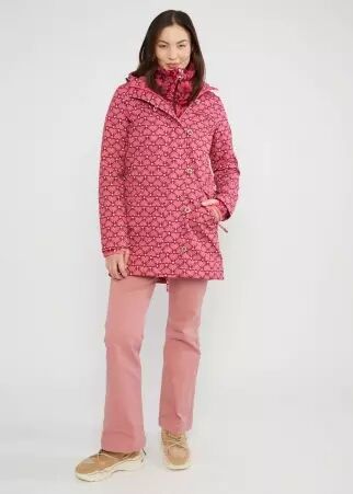 Parka Wild Weather ageless hippie flower parka imprim�e fleur hippie
