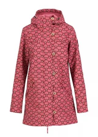 Parka Wild Weather ageless hippie flower parka imprim�e fleur hippie