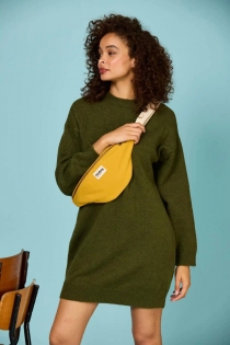 Sac banane Olivia Safran sac banane boh&egrave;me en tissu safran lumineux