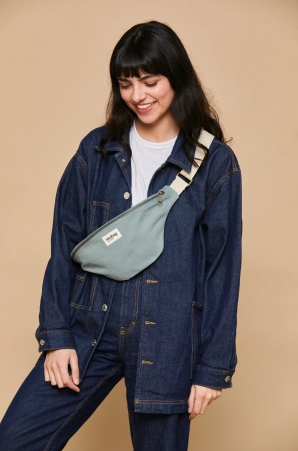 Sac banane Olivia Sauge sac banane boh�me couleur vert sauge doux