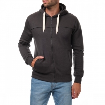 Veste zipp&eacute;e LAURENT ANTHRACITE