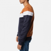 Sweat ELROND Beige/Blanc/Navy sweat graphique beige blanc bleu marine