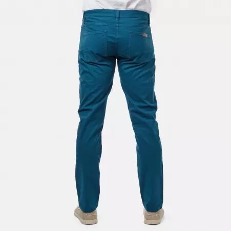 Pantalon chino YUTA Bleu pi�ce mode �l�gante au style contemporain