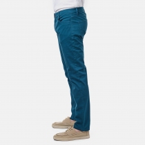 Pantalon chino YUTA Bleu v&ecirc;tement f&eacute;minin chic et polyvalent