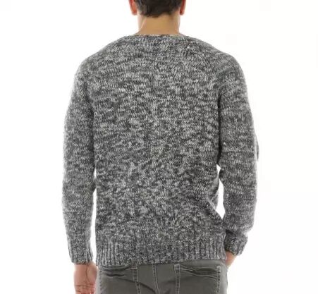 Pull maille ELECTEK navy pull technique bleu marine