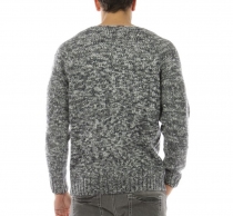 Pull maille ELECTEK navy v&ecirc;tement maille moderne