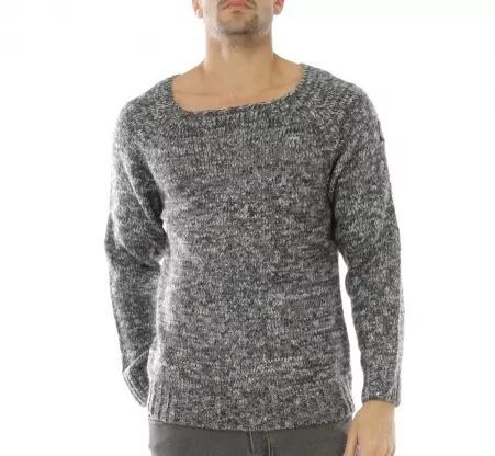 Pull maille ELECTEK navy pull technique bleu marine