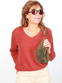 Pull Myrrha baby alpaga Terracotta