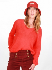 Pull Myrrha baby alpaga Corail