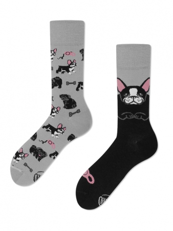 Chaussettes deparaill�es Tiny Little Dogs accessoire mode au style contemporain