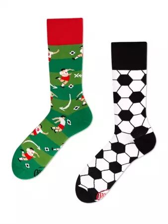 Chaussettes deparaill�es Football Fan accessoire mode au style contemporain