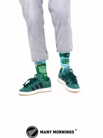 Chaussettes deparaill�es Froggy Frog accessoire mode au style contemporain
