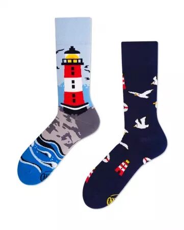 Chaussettes deparaill�es Nordic Lighthouse article mode au design soign�