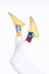 Chaussettes deparaill&eacute;es Picassocks accessoire textile au look moderne