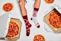 Chaussettes deparaill&eacute;es Pizza Slice &eacute;l&eacute;ment mode &agrave; l'esth&eacute;tique actuelle