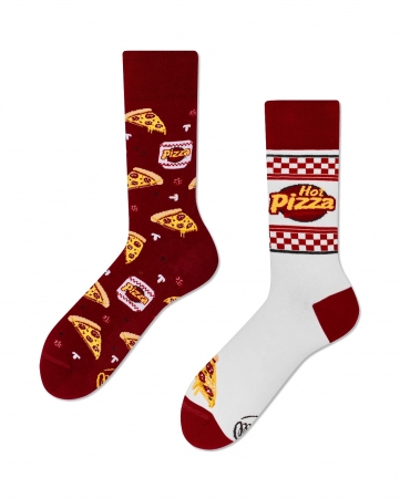 Chaussettes deparaill�es Pizza Slice accessoire mode au style contemporain