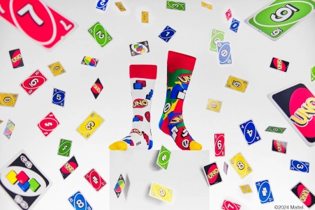 Chaussettes deparaill�es Uno accessoire textile au look moderne