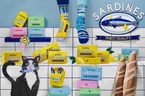 Chaussettes deparaill&eacute;es The Sardines pi&egrave;ce vestimentaire &agrave; l'allure tendance