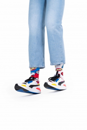 Chaussettes deparaill�es Uno accessoire textile au look moderne