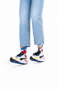 Chaussettes deparaill&eacute;es Uno accessoire mode au style contemporain