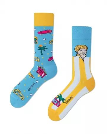 Chaussettes deparaill�es Ken 90S article mode au design soign�
