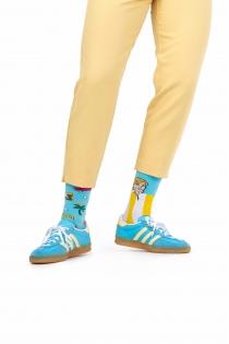 Chaussettes deparaill&eacute;es Ken 90S accessoire textile au look moderne