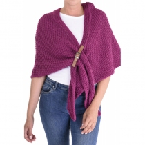 Petit poncho rose fonc&eacute; poncho rose fonc&eacute; &agrave; l'allure chaleureuse