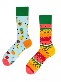 Chaussettes deparaill&eacute;es Tutti Frutti accessoire mode au style contemporain