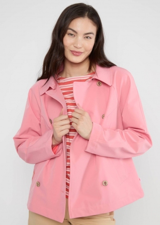 Parka Tiny Trench lucky lips pink parka rose originale style trench revisit�