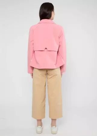 Parka Tiny Trench lucky lips pink parka rose originale style trench revisit�