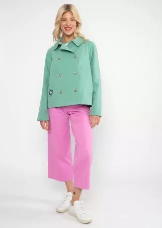 Parka Tiny Trench be bold green parka verte audacieuse coupe trench moderne
