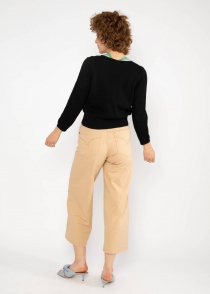 Cardigan Sweet Petite void onyx black pi&egrave;ce vestimentaire &agrave; l'allure tendance