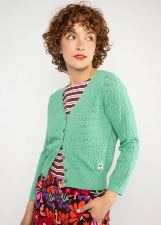 Cardigan Sweet Petite mint cordial green pi�ce vestimentaire � l'allure tendance