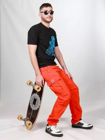 Pantalon 62005 Orange v�tement f�minin color� � l'allure moderne