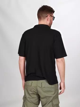 Chemise manches courte noir article mode au design soign�