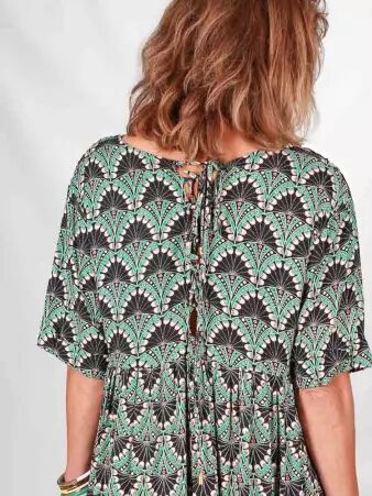 Robe Manaelle bis Art-deco robe fluide art-deco