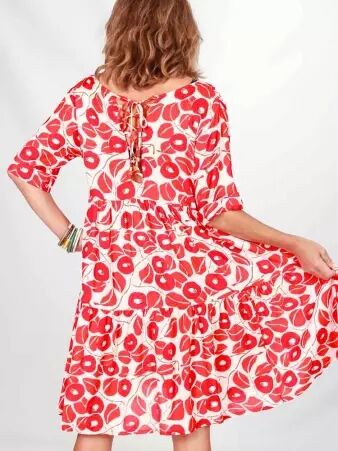 Robe Manaelle bis Luciole rouge robe fluide rouge