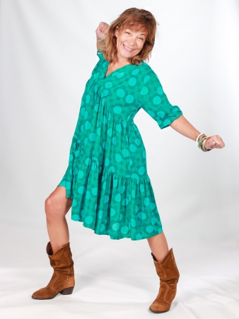 Robe Manaelle bis Masses flowers robe fluide fleurs