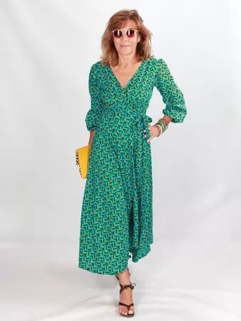 Robe Kimono Yakuta Hardeol turquoise robe fluide turquoise