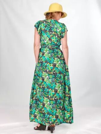 Robe Butterfly Hippie flower robe fluide � imprim� floral hippie